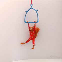 Mobile écureuil acrobate "Nestor"