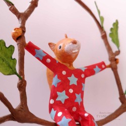 copy of Mobile écureuil en papier mâché