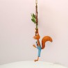 Mobile écureuil en papier mâché "Hector"