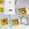 Printable "The Little Mouse", square boxes for small gifts, baby teeth box, cards