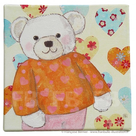 Painting for children's room "Tit'Ours"