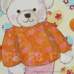 Painting for children's room "Tit'Ours"