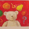 Illustration ours peinture encadrée "pêche pomme poire"