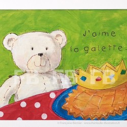 Framed painting "I like the galette"